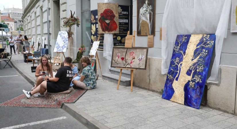 A művészet befoglalta Szombathely belvárosát