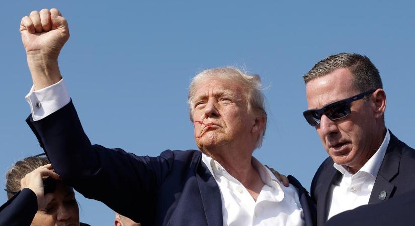 Pánik és káosz: fotókon a Trump elleni merénylet - ez történt a lövések utáni pillanatokban