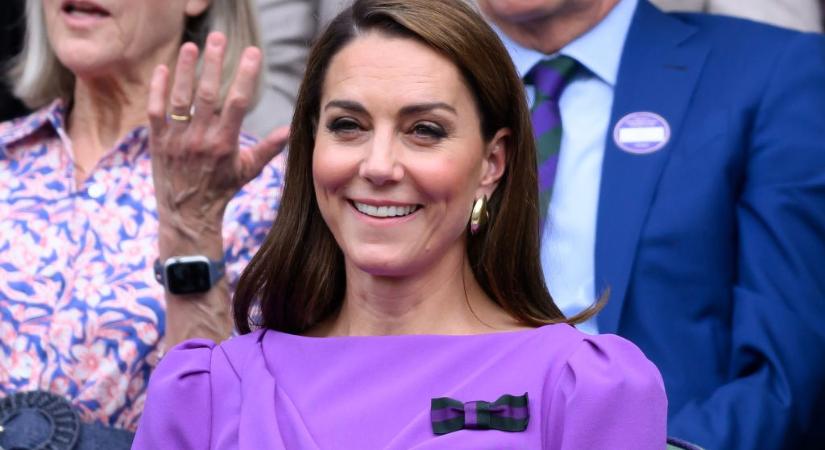 Katalin hercegné olyan ruhában jelent meg Wimbledonban, amelynek komoly üzenete volt