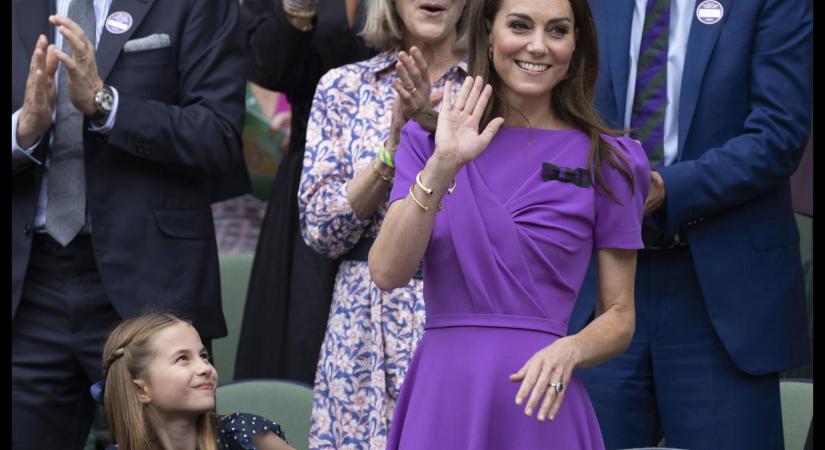 Ezért viselt lila ruhát Katalin hercegné a wimbledoni döntőn, kiderült a jelentése