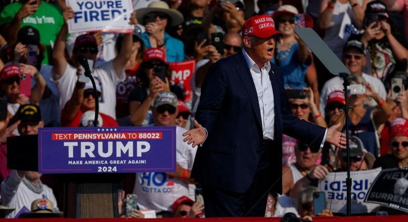 Donald Trump nem áll le, folytatja kampányát