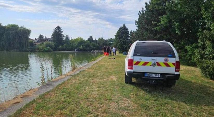 Holttestet találtak a Környei-tóban, vizsgálják a történteket