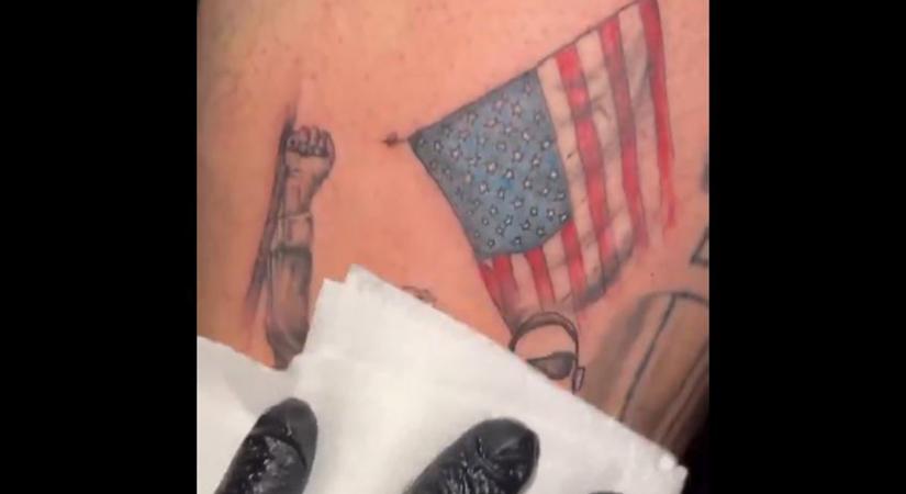 Máris tetoválás lett a meglőtt Trumpból (Videó!)