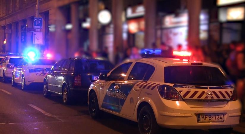 BRFK: kilenc embert fogtak el Budapesten a hétvégi belvárosi razzián