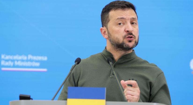 Zelenszkij buzdította az ukránokat a nemzeti ünnepen