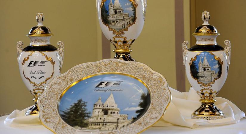 Telt ház lesz vasárnap a Forma 1-es Magyar Nagydíjon, ismét Herendi porcelánt kapnak a dobogósok
