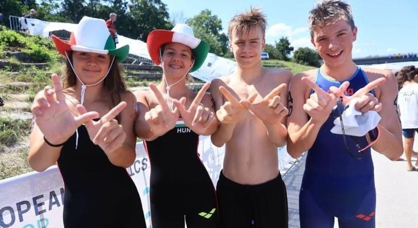 Európa tetején a tatabányai úszólány! Magyar győzelem a junior nyílt vízi úszó Eb-n