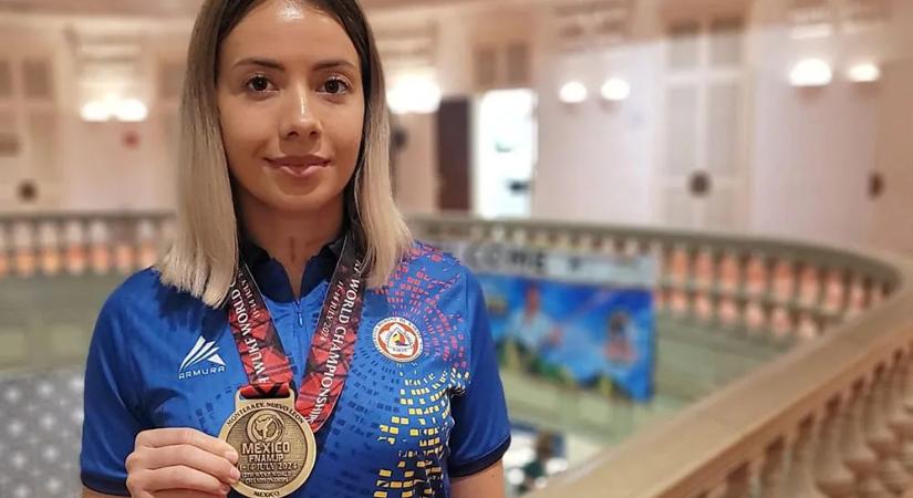 Karate: Vancsa Daiana győzött Mexikóban, harmadik világbajnoki címét szerezte meg