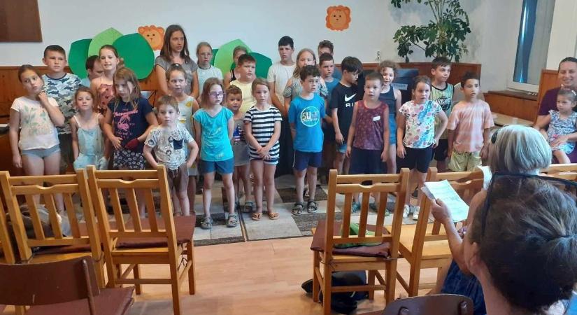 A Sárszentmiklósi Református Gyülekezet gyermektábora zajlott a múlt héten