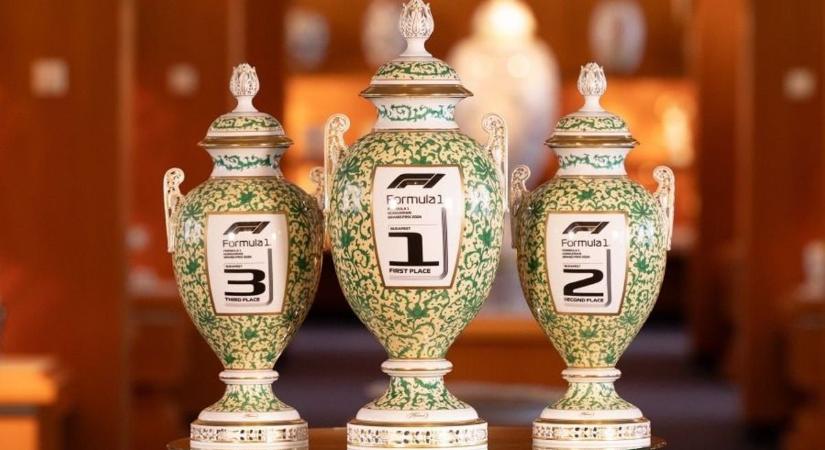 Idén is a Herendi Porcelánmanufaktúra Zrt. készíti a Forma–1 magyar nagydíj trófeáit