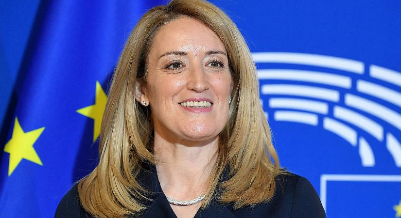 Újraválasztották Roberta Metsolát az Európai Parlament elnökének