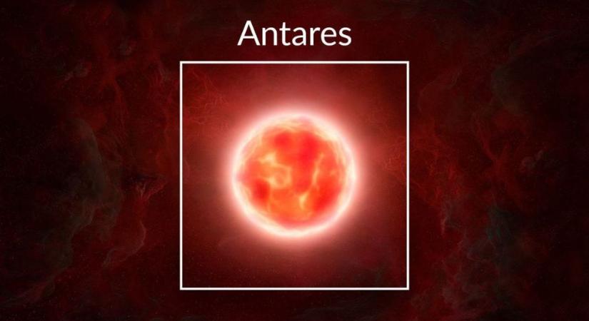 A hónap egyik legszebb szabad szemmel látható együttállása: A Hold és a vörös Antares