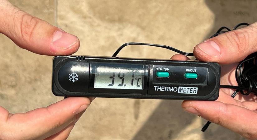 Tombol a sivatagi nyár: 50 fokot mértünk a Blahán