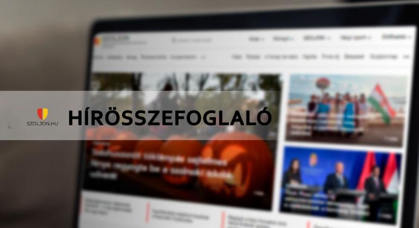 Szolnokon edzőtáborozik a magyar kajak-kenu válogatott – a nap legfontosabb hírei egy helyen