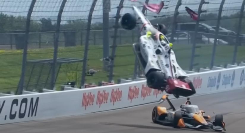 IndyCar: 109 G erőhatás érte és az eszméletét is elvesztette Robb az iowai balesete után