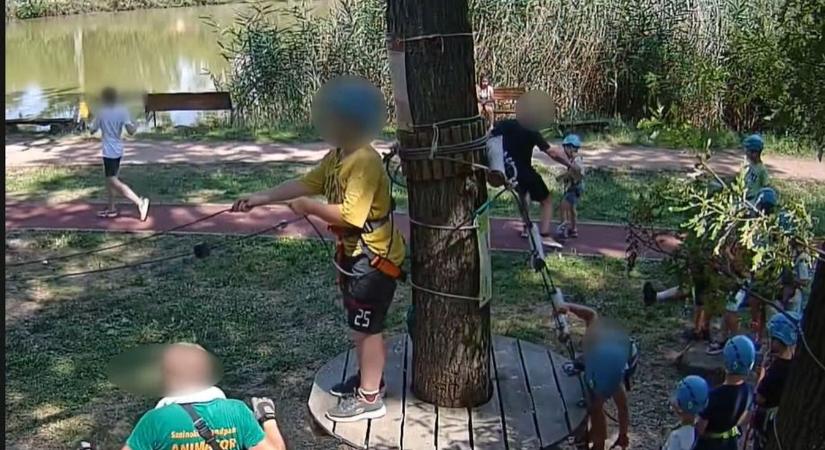 Durván bántalmaztak egy kisfiút a szolnoki kalandparkban, nyomoz a rendőrség  videó