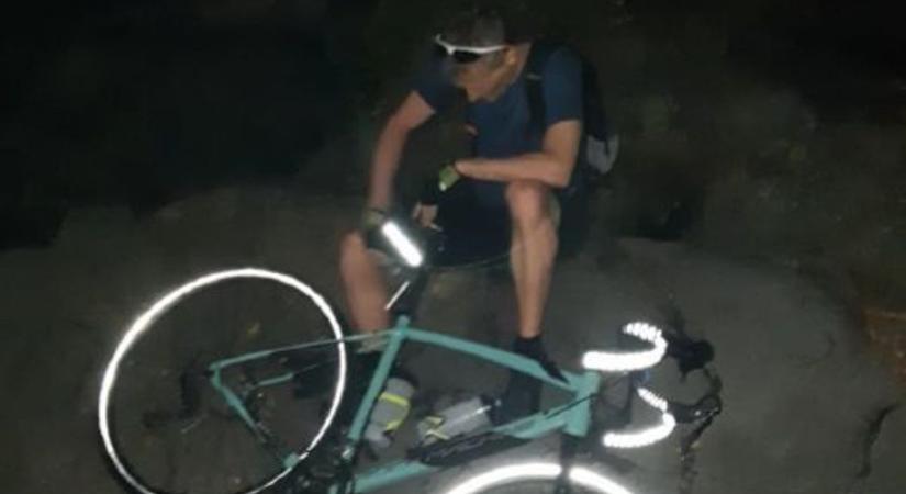 Eltévedt biciklisre találtak éjszaka a rendőrök Domoszló közelében