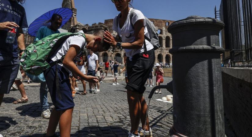 40 fok feletti hőség tombol Dél-Európa nyaralóhelyein