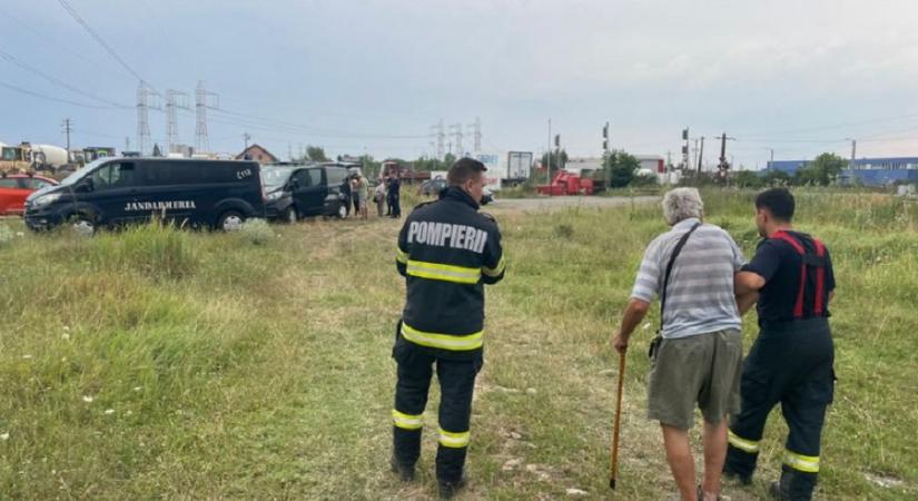 Kigyulladt egy személyvonat mozdonya Nagyvárad közelében