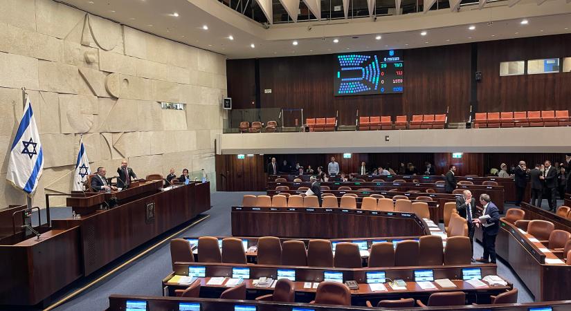 Palesztin állam ellen szavazott az izraeli parlament