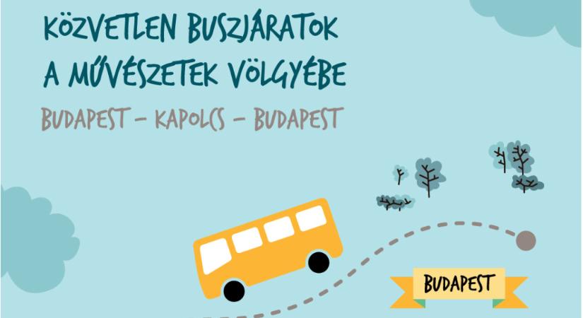 Expressz – nem csiga! – buszjárat indul Budapest és a Művészetek Völgye között