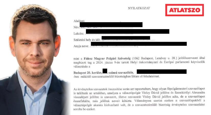 A kerületi Fidesz-irodák gyűjtötték a nyilatkozatokat Vitézy fellebbezéséhez