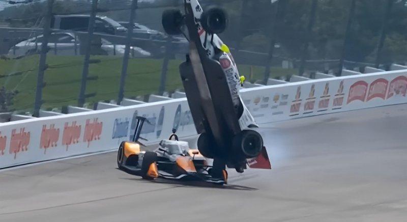 109G-vel csapódott be Sting Ray Robb a vasárnapi IndyCar-futamon