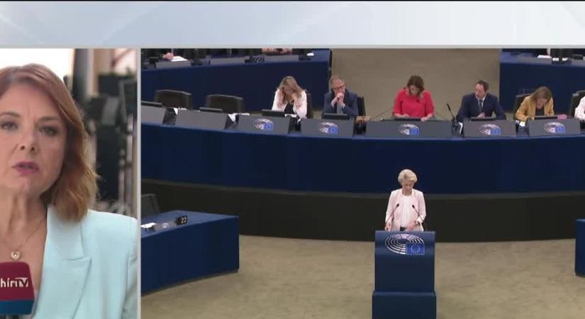 Az Európai Parlament ma dönt Ursula von der Leyen második mandátumáról  videó