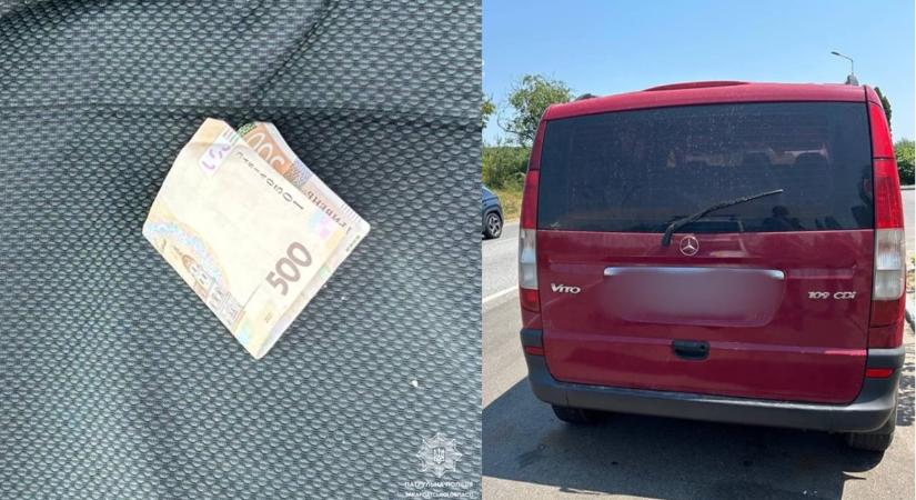 500 hrivnya kenőpénzt ajánlott fel a járőröknek Kárpátalján