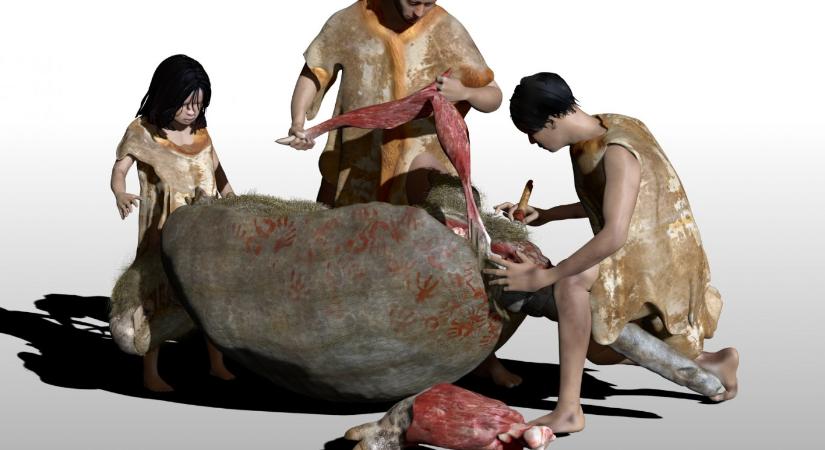 21 ezer éves, emberek által lemészárolt óriástatu maradványaira bukkantak Argentínában