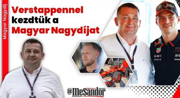 Helyszíni: Verstappennel kezdtük az F1-es Magyar Nagydíjat