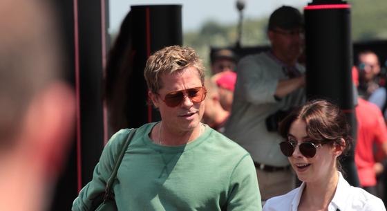 Elkaptuk Brad Pittet forgatás közben a Hungaroringen