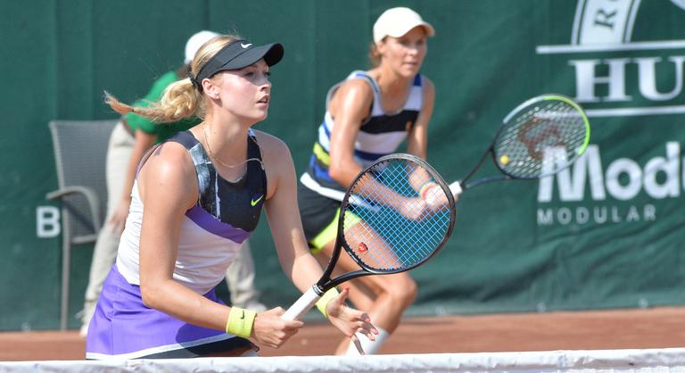 Stollár Fanny párospartnerével bejutott a budapesti tenisztorna döntőjébe