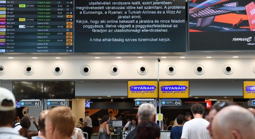 Péntek estig Budapesten 139 repülőgép késett, 16 járatot pedig töröltek a CrowdStrike hibája miatt