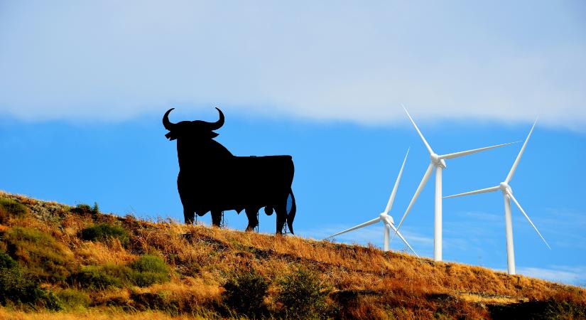 A spanyol áramtermelésnek már csak a 16%-a származik fosszilis energiából