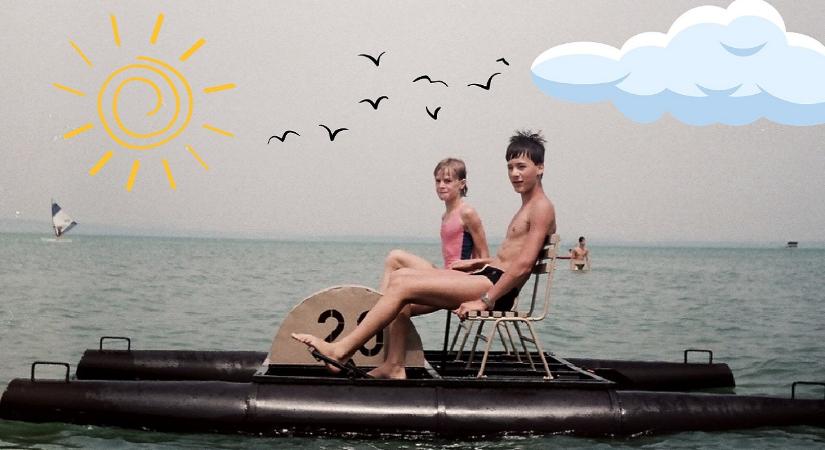 Így strandoltak a Balaton partján a 70-es, 80-as években