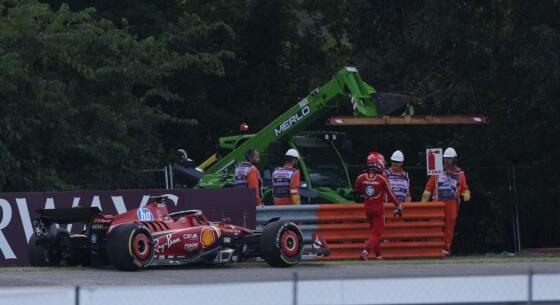 Leclerc félt, hogy jelentős károkat szenved el a Ferrarija