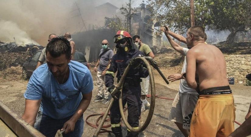 Riasztást adott ki Görögország a jelentős tűzveszély miatt