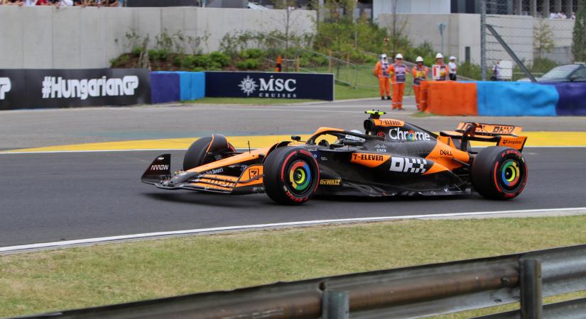F1: Oktatott a McLaren a magyar időmérő előtt