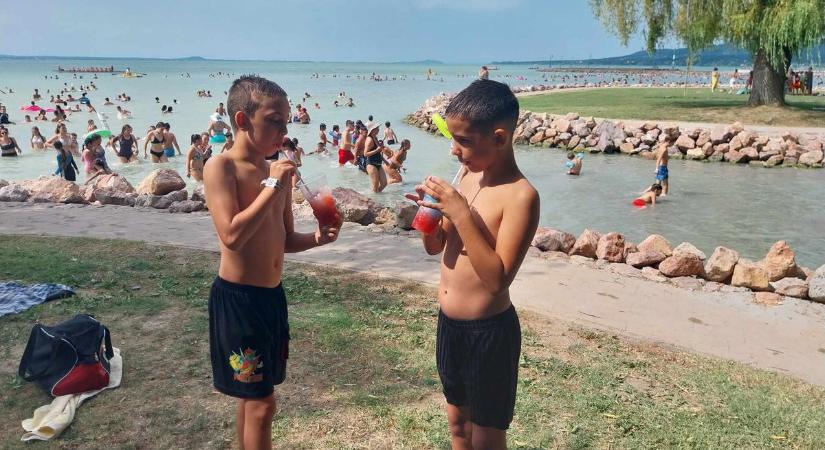 A zánkai Erzsébet táborban hűsöltek a salgótarjáni általános iskolás gyerekek