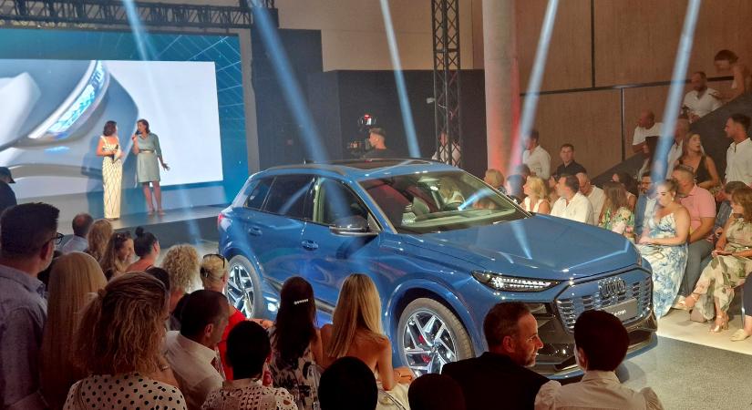 Győztessekkel és divatmodellekkel érkezett az új Audi Magyarországra