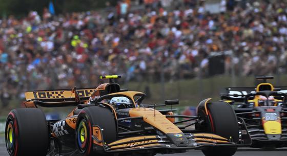 Élen a McLarenek, Verstappen csak a harmadik a hungaroringi időmérőn