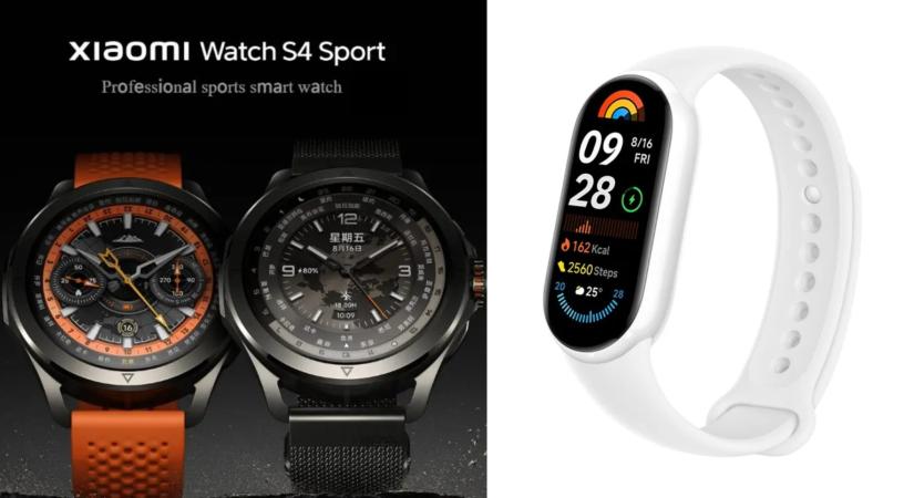 Új Xiaomi kütyük érkeztek: befutott a Watch S4 Sport, a Smart Band 9 és a Buds 5
