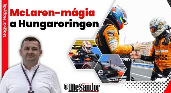 Helyszíni: McLaren-mágia a Magyar Nagydíjon