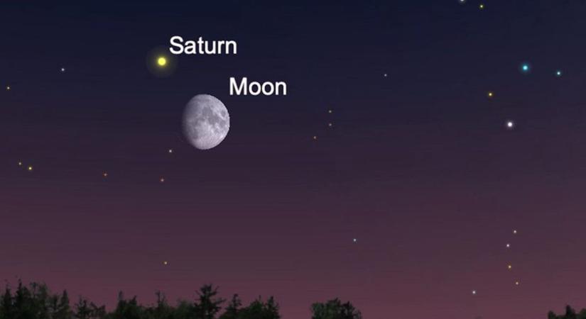 Együtt kel fel a Hold és a Szaturnusz július 24-én este