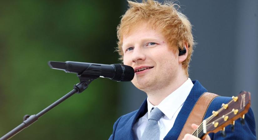 Ed Sheeran magyar mezben koncertezett