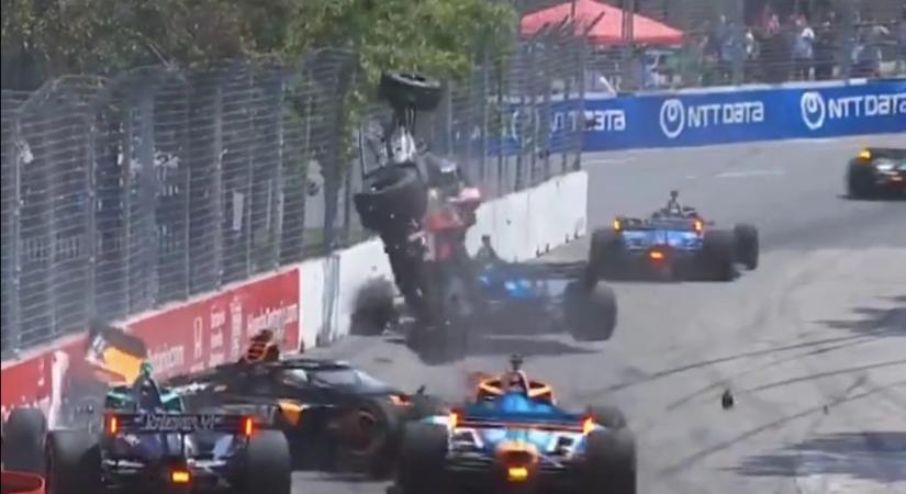 Brutális baleset miatt kellett megszakítani az IndyCar torontói futamát, Herta 2 év után először a dobogó tetején