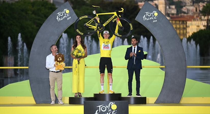 Tadej Pogacar nyerte a 2024-es Tour de France háromhetes körversenyt