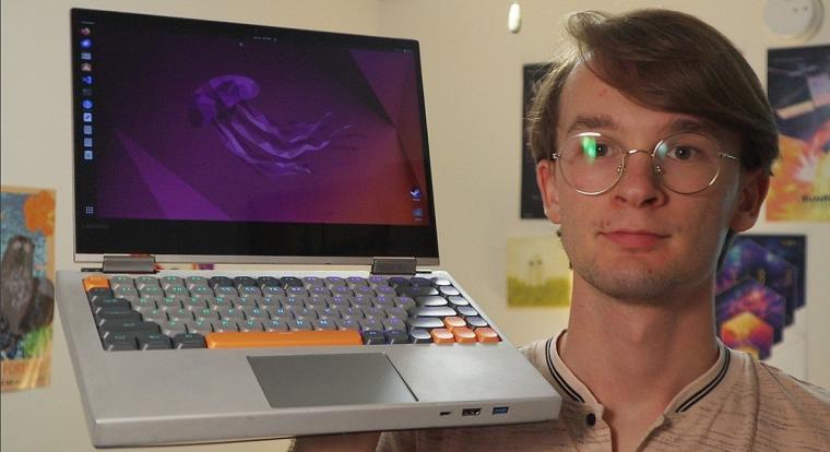 Ez a srác mechanikus billentyűzetet épített a laptopjába, azonnal megvennénk, ha árulná a gépet