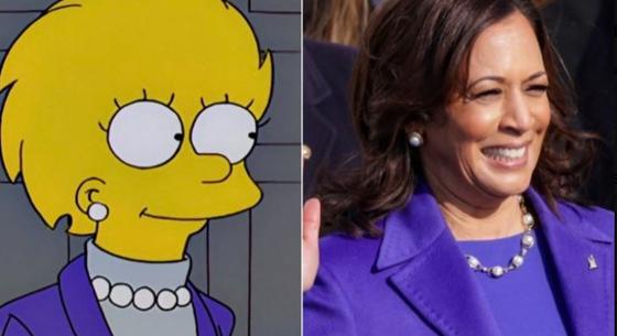 A Simpson család már 2000-ben megjósolta Kamala Harris elnökségét?